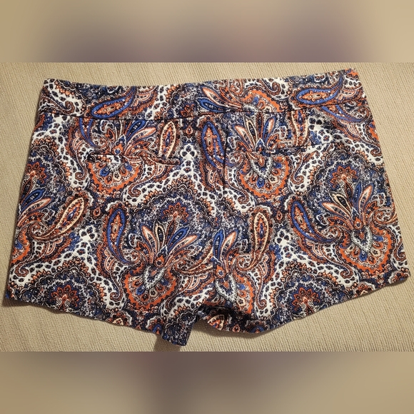 J Crew  Paisley Print Women's Shorts - Picture 2 of 4